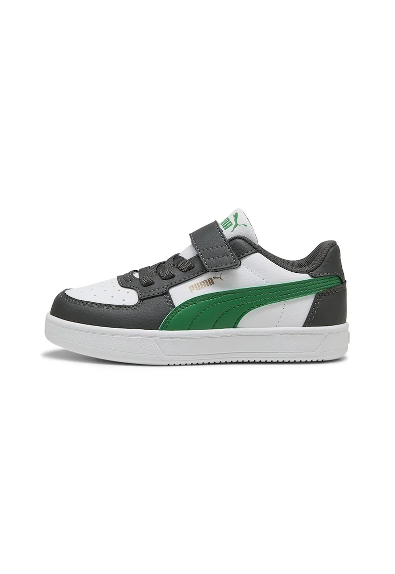 Pantofi sport Caven 2.0 de piele ecologica, Verde/Alb murdar/Gri antracit