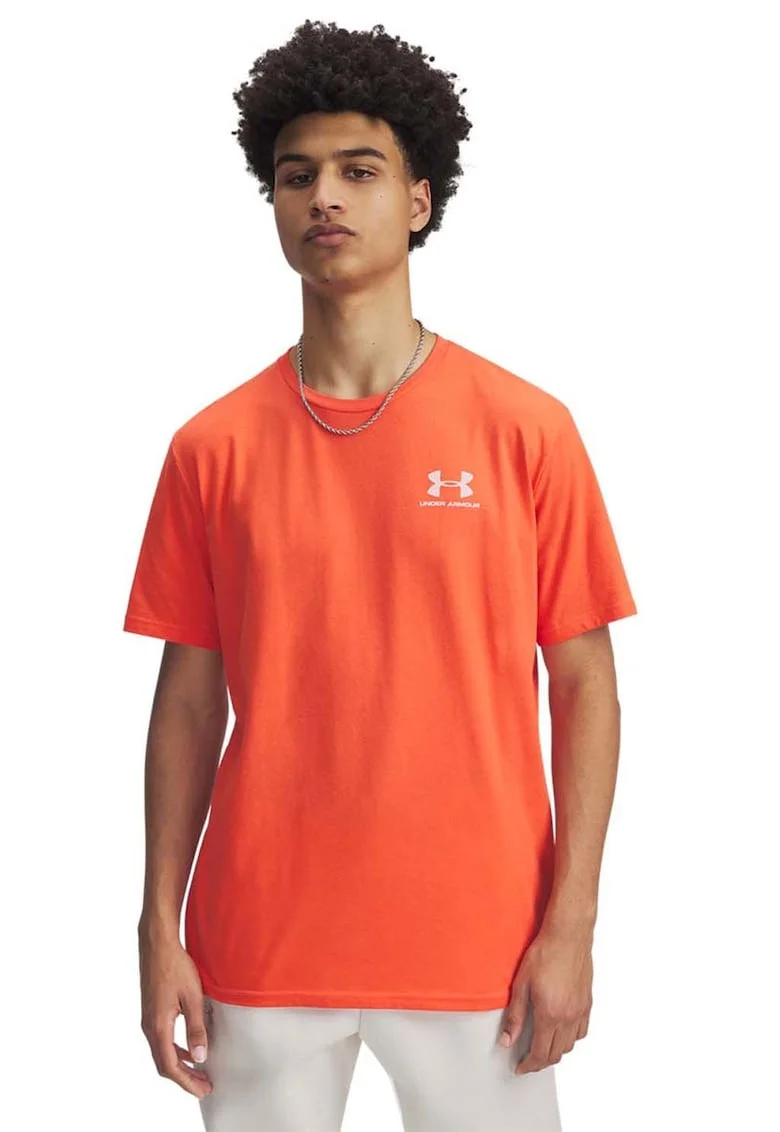 Tricou cu decolteu rotund, pentru fitness Sportstyle