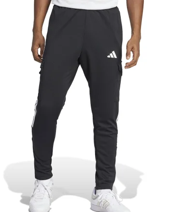 Pantaloni de trening jogger cu logo, Alb/Negru