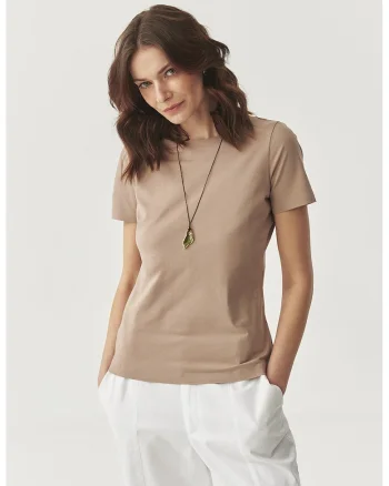 Tricou cu decolteu barcuta