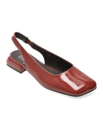 Pantofi FLAVIA PASSINI rosii, 1596G19, din piele naturala lacuita