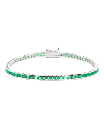 Bratara Tennis ARGINT 925 Rodiat Cu Cristale Zirconia, 19 CM