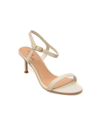 Sandale elegante FLAVIA PASSINI albe, 373402, din piele naturala