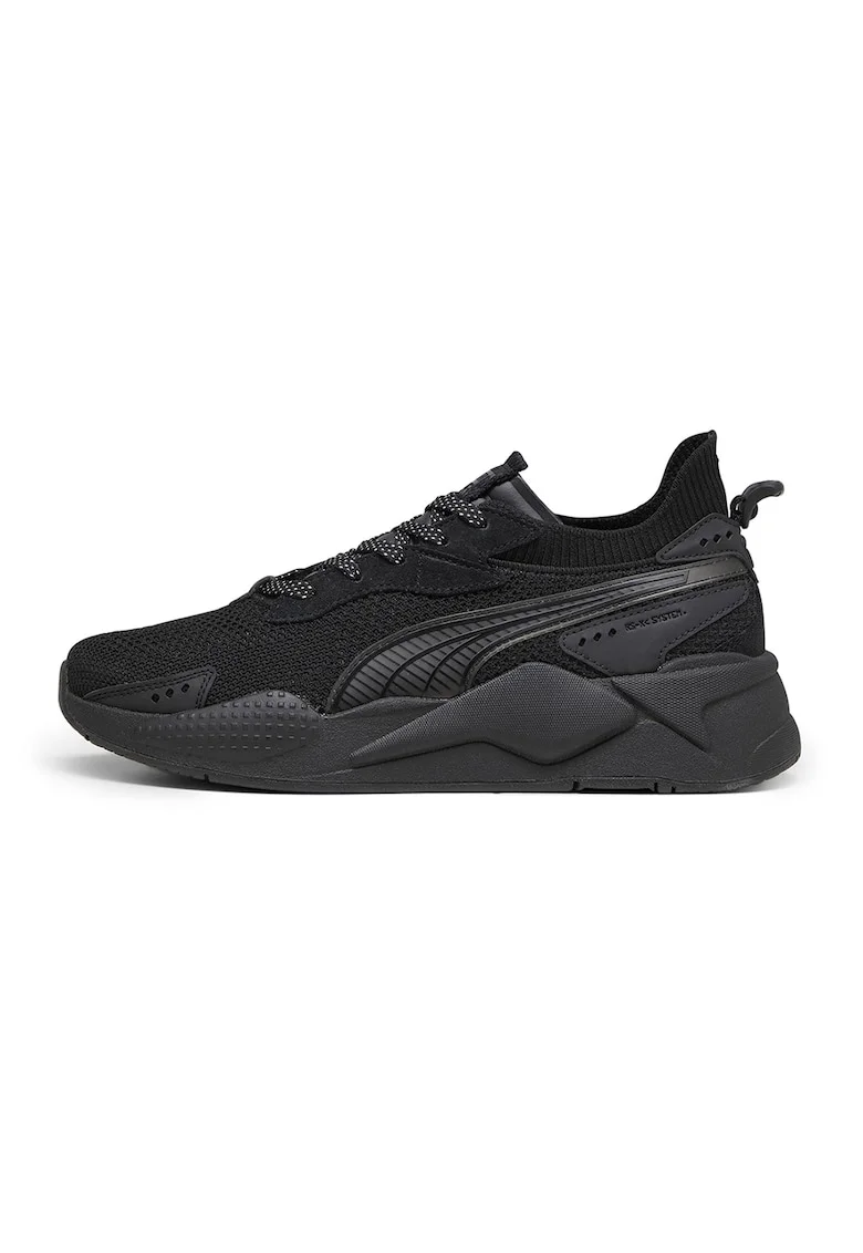 Pantofi sport cu detalii de piele intoarsa RS-XK, Negru