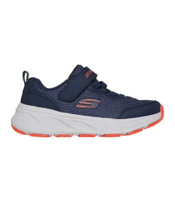 Pantofi sport Edgeride din plasa cu inchidere velcro, Portocaliu/Albastru inchis