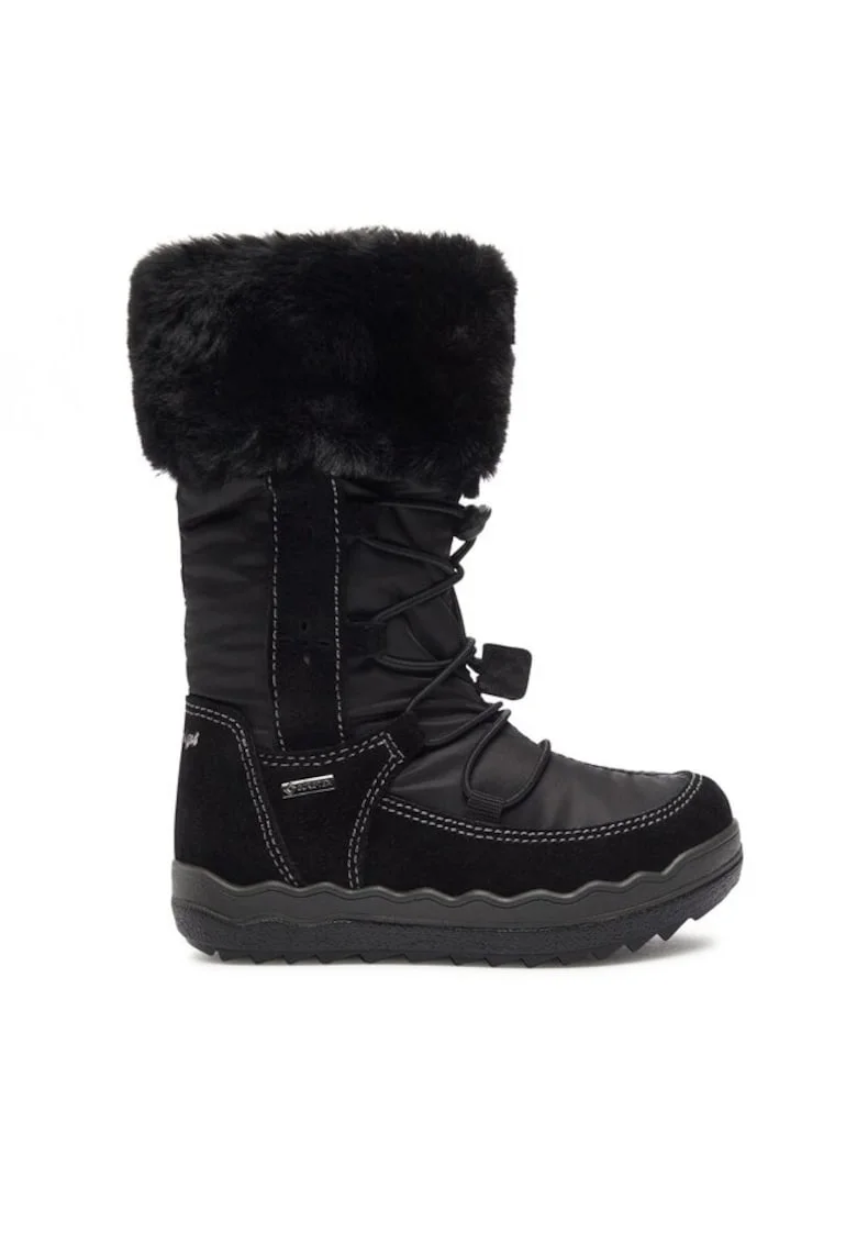 Ghete si cizme copii  303239190, Piele intoarsa/Textil, Negru