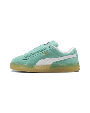 Pantofi sport XL Jasmine din piele intoarsa cu sireturi de rezerva, Alb/Albastru aquamarin