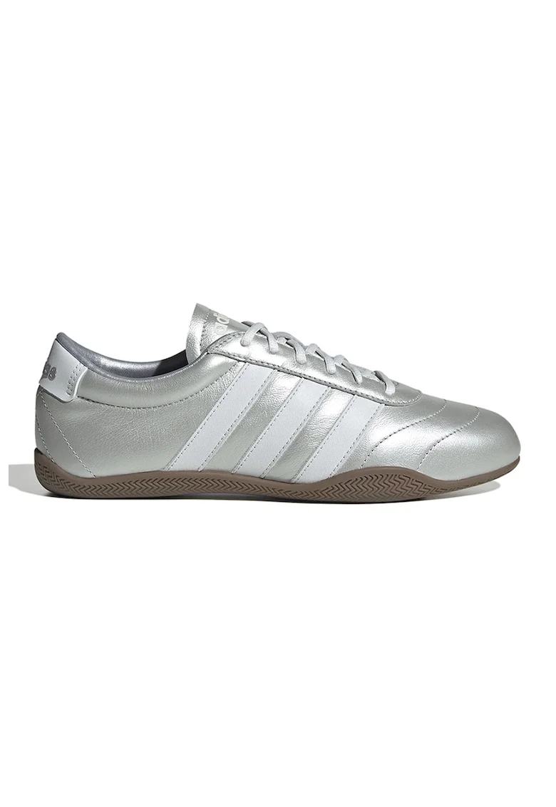 Pantofi sport cu detalii din piele Grand Court, Argintiu