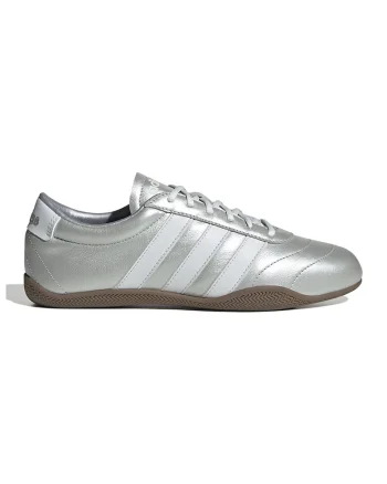 Pantofi sport cu detalii din piele Grand Court, Argintiu