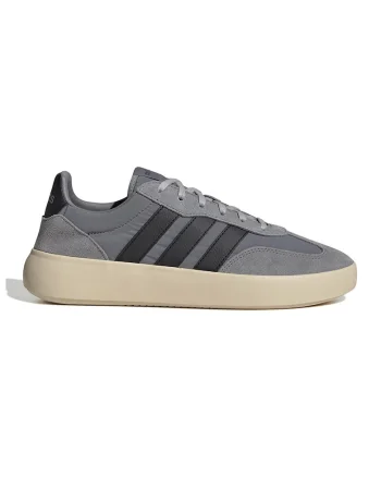 Pantofi sport Barreda Decode cu garnituri din piele intoarsa, Negru/Gri