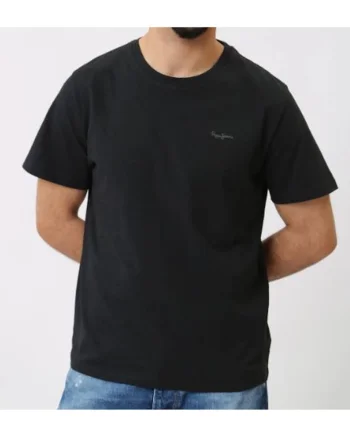 Tricou regular fit cu decolteu la baza gatului Connor