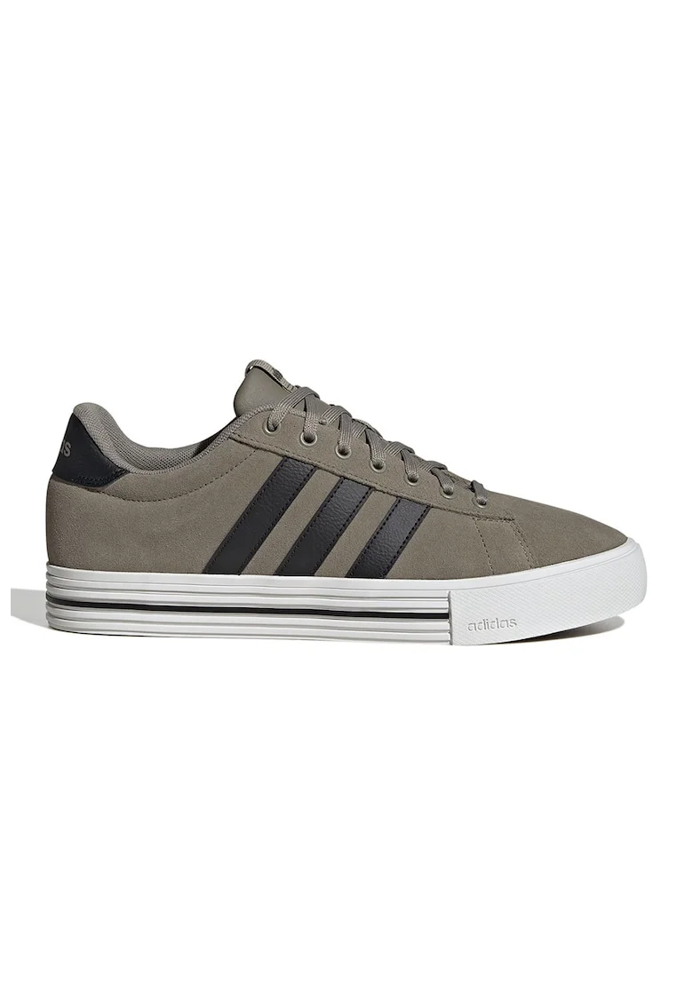 Pantofi sport low-cut Daily 4.0 de piele intoarsa, Negru/Kaki