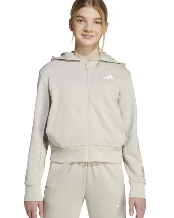 Hanorac cu benzi laterale cu model, Alb/Caramel/Bej deschis
