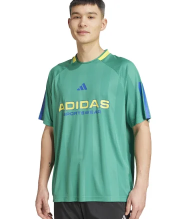 Tricou lejer cu logo, Galben pai/Verde menta
