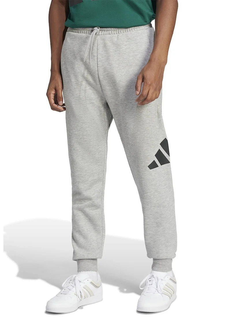 Pantaloni de trening regular fit cu buzunare, Gri melange