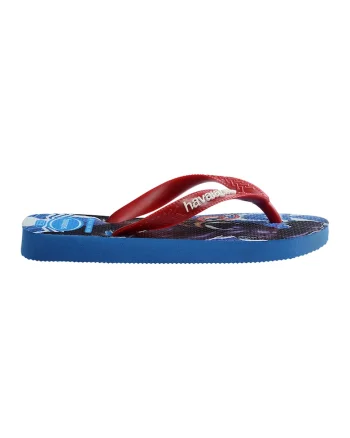 Papuci flip-flop cu imprimeu Spider-Man, Rosu cireasa/Alb optic