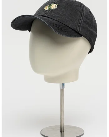 Sapca baseball cu lamai brodate, Negru