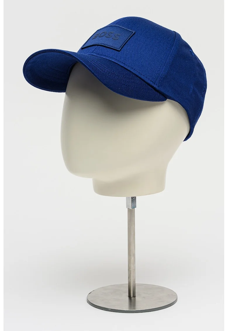 Sapca baseball din bumbac cu aplicatie logo Zed, Albastru inchis
