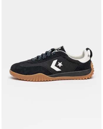Pantofi sport Run Star cu insertii de piele intoarsa, Negru