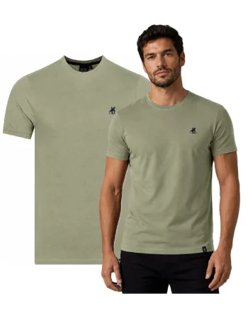 Tricou cu decolteu la baza gatului din bumbac