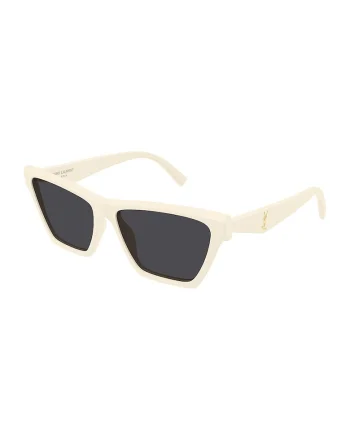Ochelari de soare cat-eye, Alb fildes