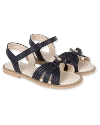 Sandale din piele ecologica cu velcro,