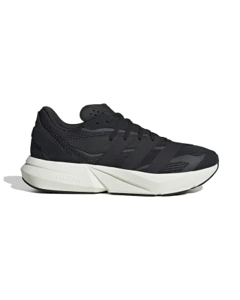 Pantofi sport Lightblaze cu insertii de piele intoarsa, Gri/Negru stins
