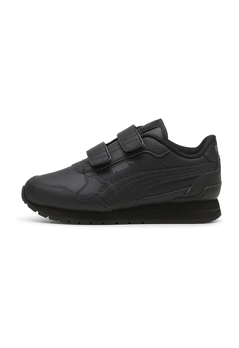 Pantofi sport ST Runner v4 cu inchidere velcro, Negru stins