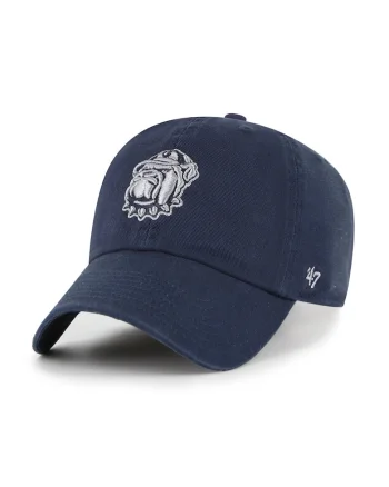 ’47, Sapca de bumbac cu logo brodat, Gri deschis/Bleumarin