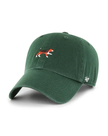 ’47, Sapca baseball de bumbac cu detaliu brodat, Verde padure