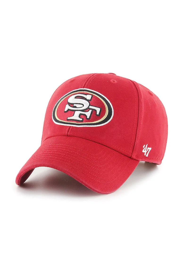 ’47, Sapca baseball cu aplicatie San Francisco, Alb/Negru/Rosu aprins