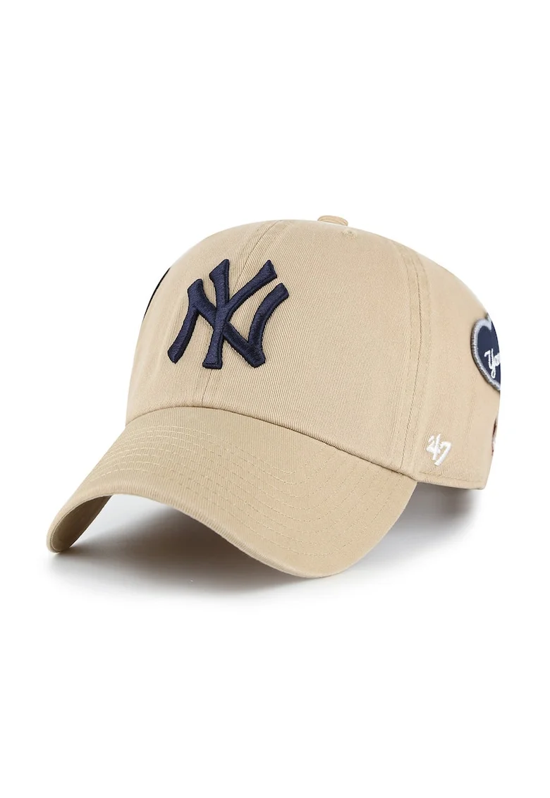 ’47, Sapca New York Yankees Badges Clean Up, Galben/Bej/Bleumarin