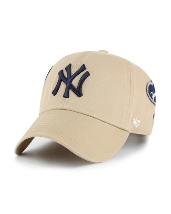 ’47, Sapca New York Yankees Badges Clean Up, Galben/Bej/Bleumarin