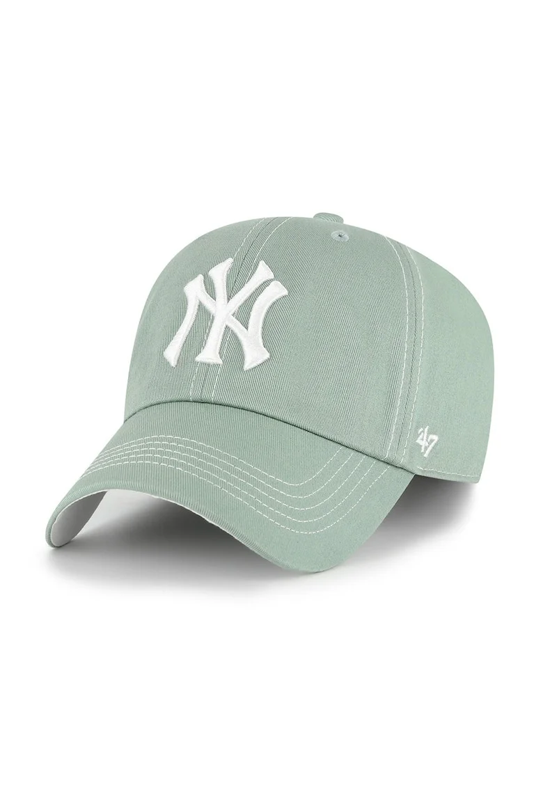 ’47, Sapca baseball cu cusaturi contrastante NY Yankees, Alb/Verde pal