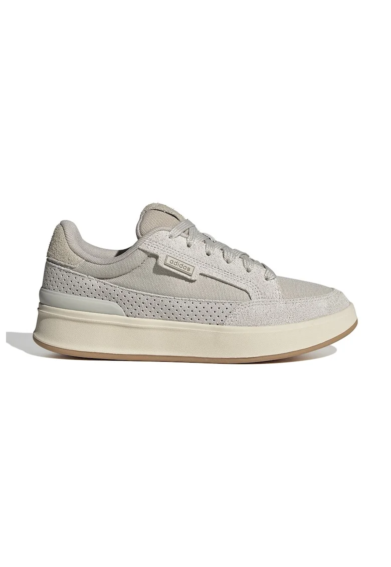 Pantofi sport din material textil cu garnituri din piele intoarsa Aspyre 00s, Gri cenusiu