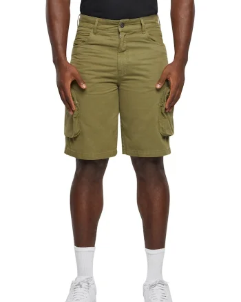 Bermude cargo slim fit, Kaki