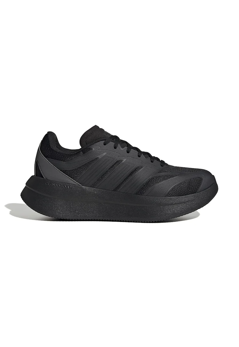 Pantofi sport low-cut cu garnituri din material sintetic, Negru/Gri inchis