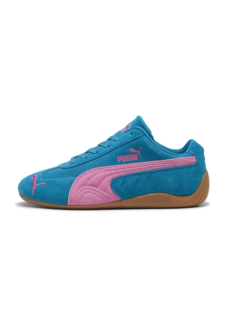 Pantofi sport Speedcat OG unisex din piele intoarsa, Roz/Albastru