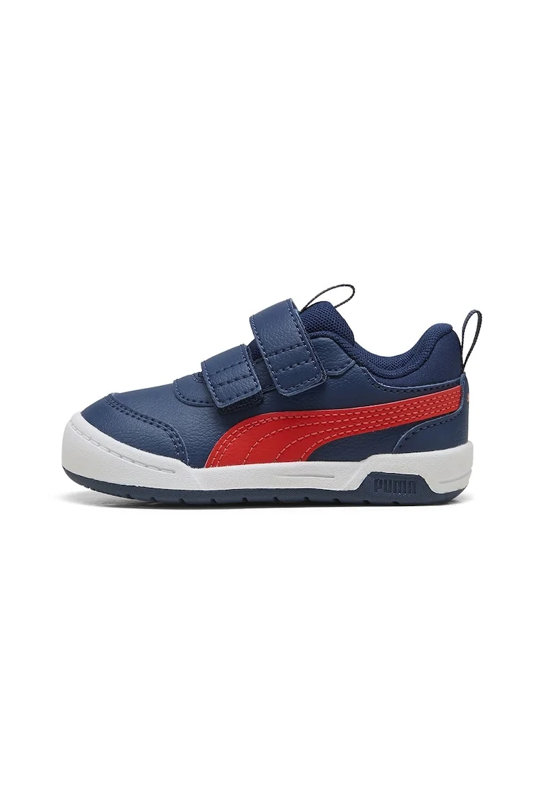 Pantofi din piele ecologica cu velcro Multiflex 2, Albastru inchis