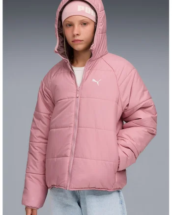 Jacheta reversibila cu aspect matlasat, Roz pastel