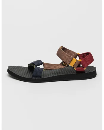 Sandale barbati,  M Original Universal Sandals 1004006, Negru/Maro taupe/Bleumarin