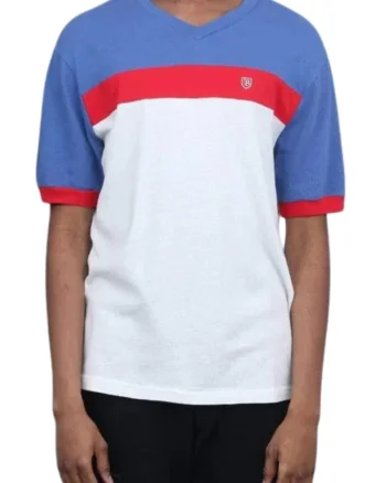 Tricou barbati,  Poliester, Alb,