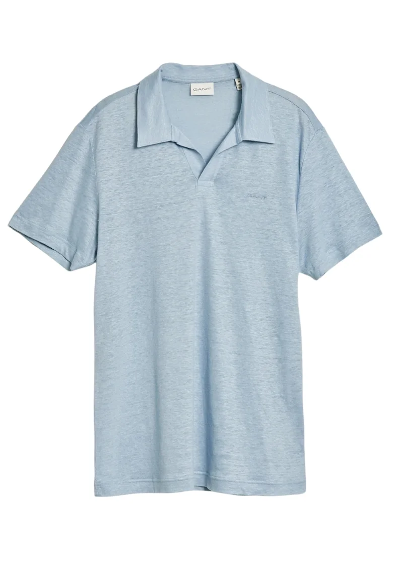 Tricou polo din in cu detaliu logo in piept,