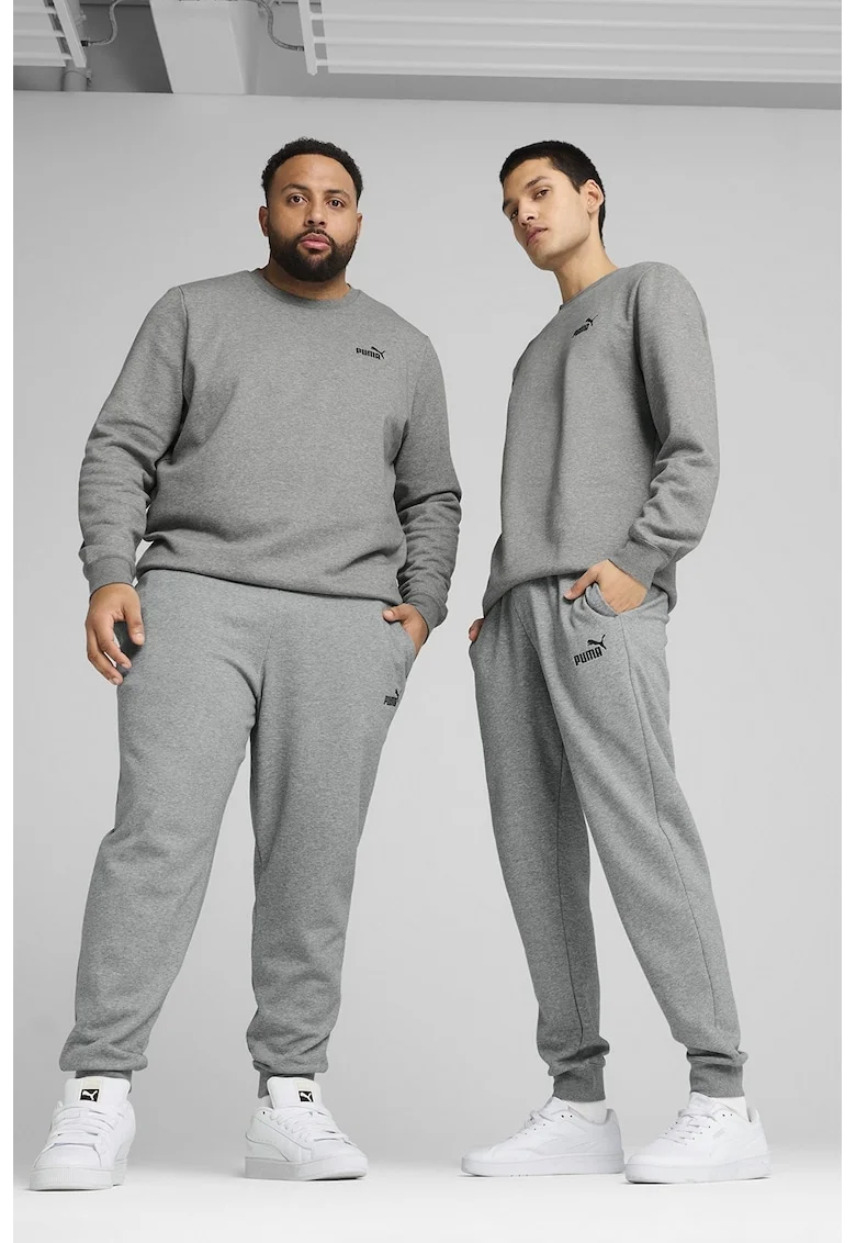 Pantaloni de trening cu buzunare laterale ESS No.1, Gri melange