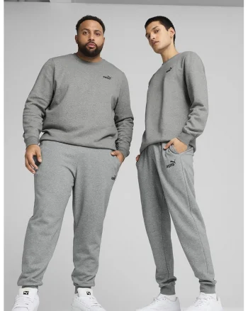 Pantaloni de trening cu buzunare laterale ESS No.1, Gri melange