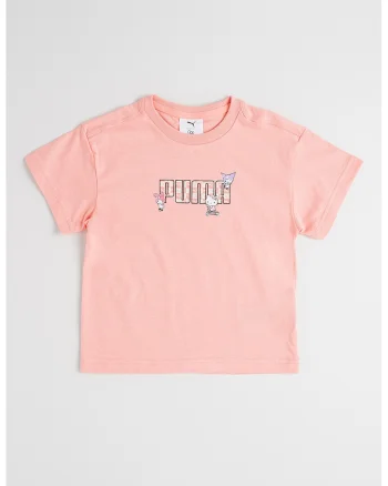 Tricou relaxed fit cu imprimeu Hello Kitty&Friends, Roz somon