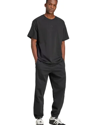 Tricou lejer din bumbac cu maneci raglan Essentials, Negru stins