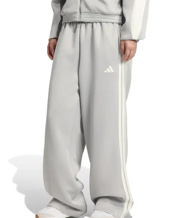 Pantaloni de trening cu croiala ampla Stadium, Alb/Gri deschis