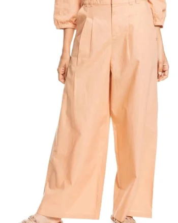 Pantaloni dama,  Bumbac/In, Portocaliu