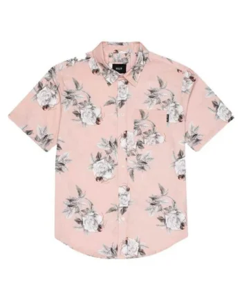 Camasa cu imprimeu floral si buzunar, Multicolor